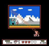 une photo d'Ã©cran de Pizza Pop sur Nintendo Nes